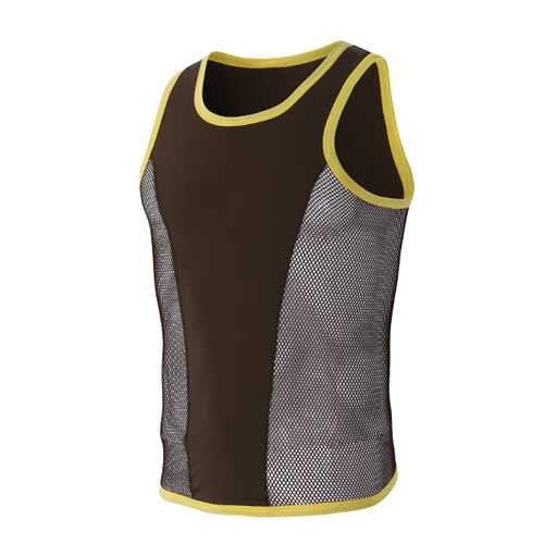 Summer Fashion Mens Sports Breathable Nets Fitness Vest Casual Thin Sleeveless Tank Tops