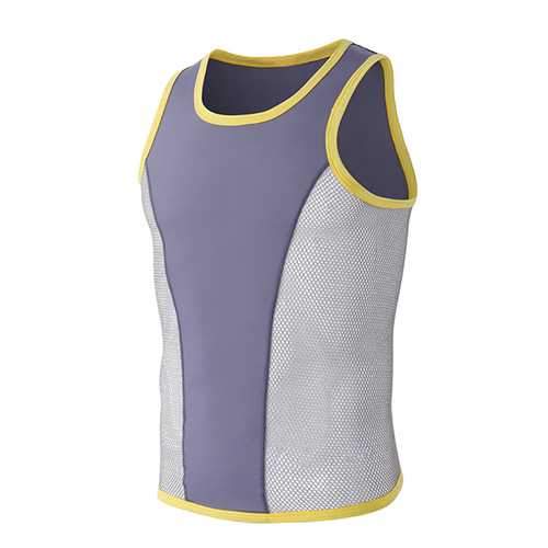 Summer Fashion Mens Sports Breathable Nets Fitness Vest Casual Thin Sleeveless Tank Tops