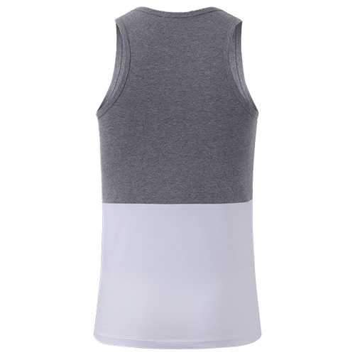 SEOBEAN New York Paris Printed Men's Vest Cotton Summer Leisure Fitness Jogging Sport Tops