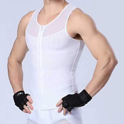 Men's Body Sculpting Abdomen Fitness  Tank Tops