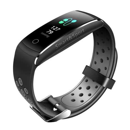 Bakeey Q8S Color Screen IP68 Blood Pressure Heart Rate Monitor Sport bluetooth Smart Wristband